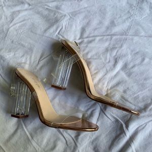 Nasty Gal Clear Heels